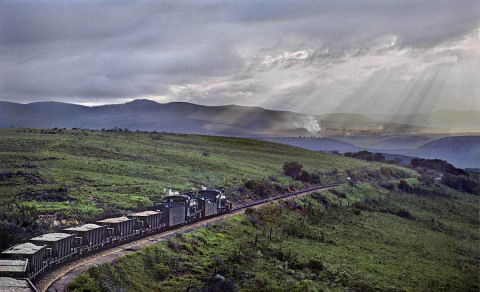 13_1792s3, PENG, Loerie Bank, cls NG15s on ballast for the Langkloof upgrading, May 1973