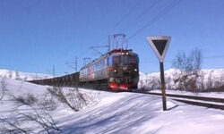 Schweden - Die Eisenerzbahn im Winter